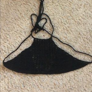 Crochet bikini top